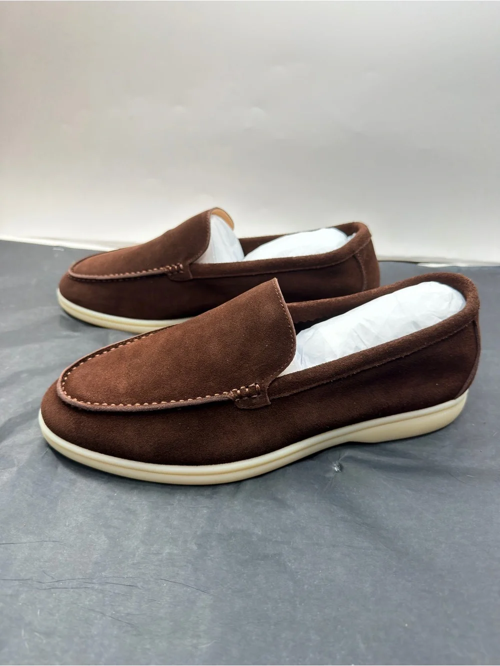NIB Miramonti Chocolate Loafers